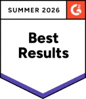 G2 Best Results badge – Financial Close, Summer 2026
